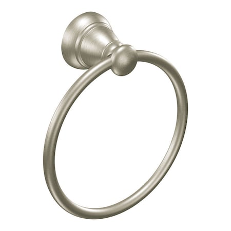 Moen Moen Banbury Brushed Nickel Towel Ring Aluminum Y2686BN